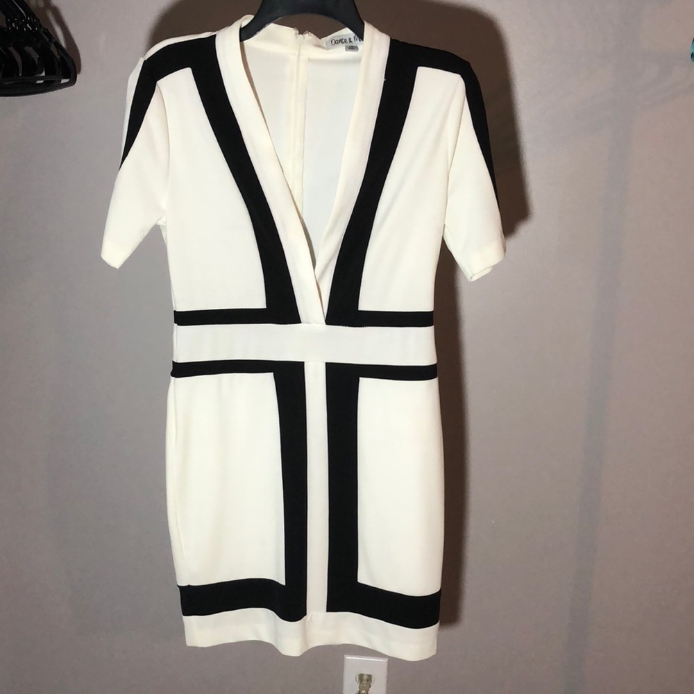 Black and White Dress